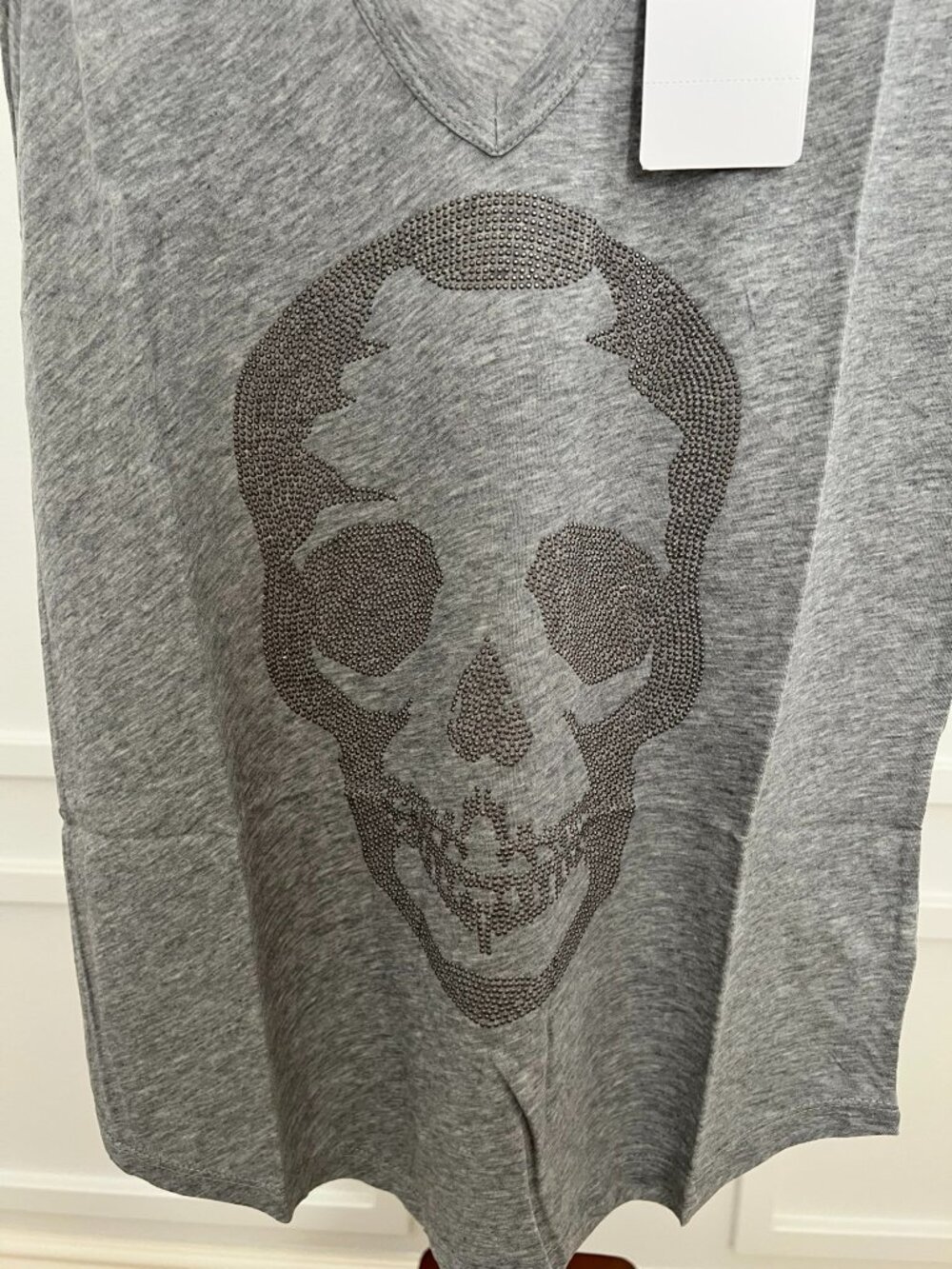 NWT - Zadig & Voltaire Brooklyn Strass T-shirts - Grey๐ฉถ - Picture 3 of 6